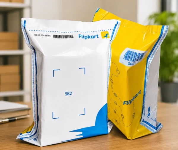 Flipkart Printed Grey Courier Bags