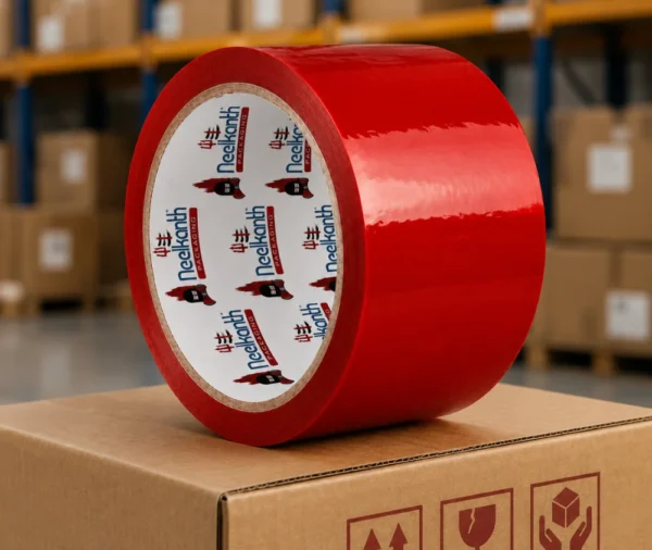 Red BOPP Packaging Tape