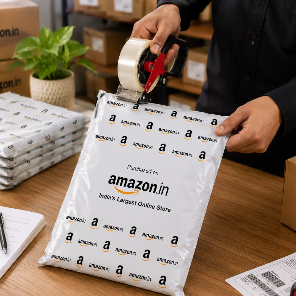 Amazon Printed Grey Courier bags - Image 2