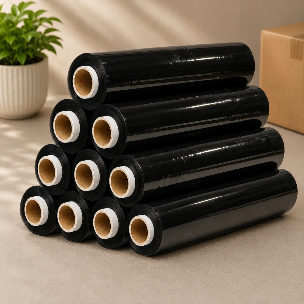 Black Hand Stretch Wrap Film