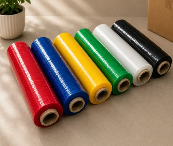 Colored Hand Grade Stretch Wrap Film